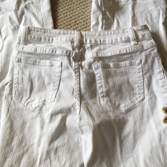 Boston Proper Beaded and Embroidered Jean - Picture 5 of 6